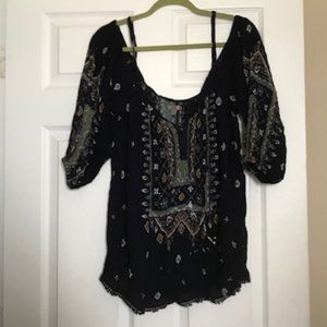 Ecote from Urban Outfitters Cold Shoulder Blouse